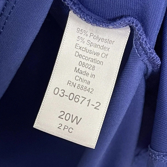 Roaman's Sequin Detail Top Plus Size 20W - Picture 6 of 7